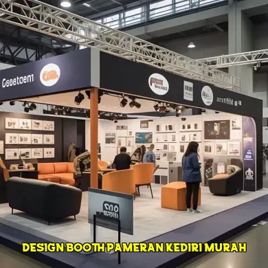 design booth pameran kediri murah
